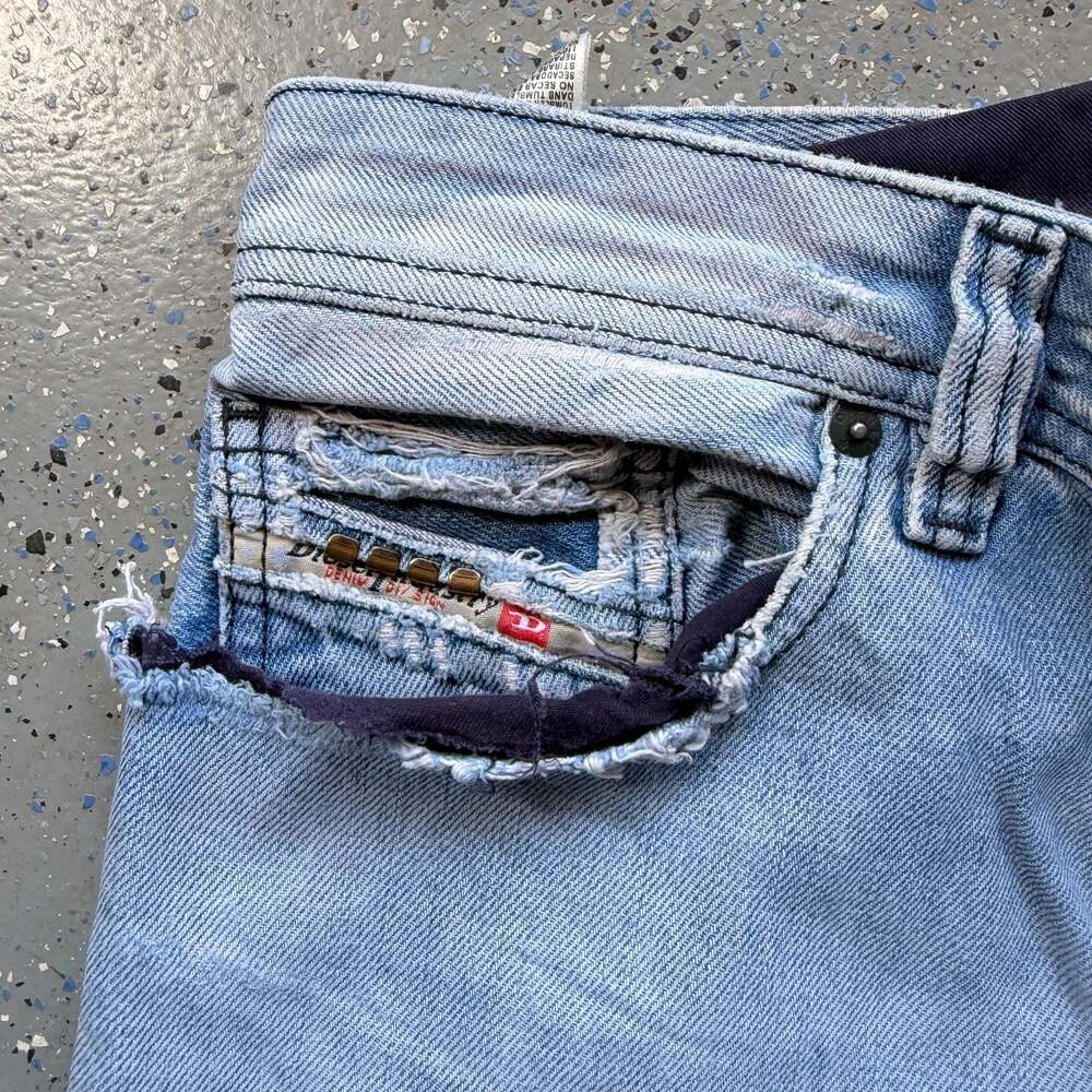 Diesel Safado Distressed Denim Jeans - Picture 4 of 8